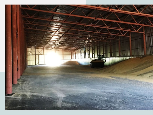 Строительство зернохранилищ в Ангарске