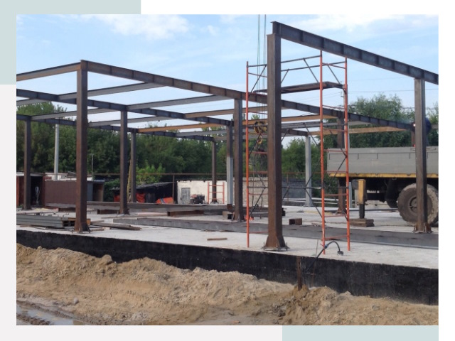 Фундамент для ангаров в Ангарске