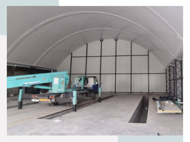 Внутреннее оснащение ангаров в Ангарске