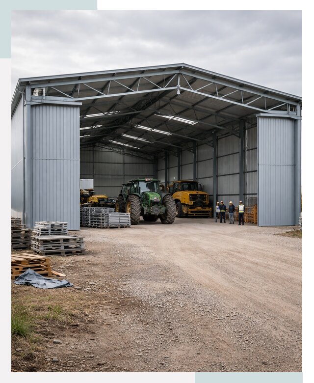 Ангары для сельхозтехники в Ангарске от 20548 р. | СтальСтрой-Нгр