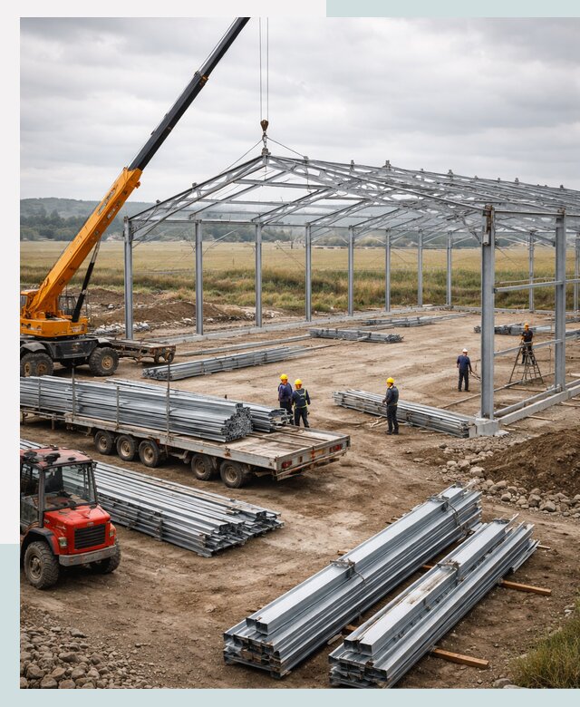 Строительство ангаров для сельхозтехники в Ангарске под ключ