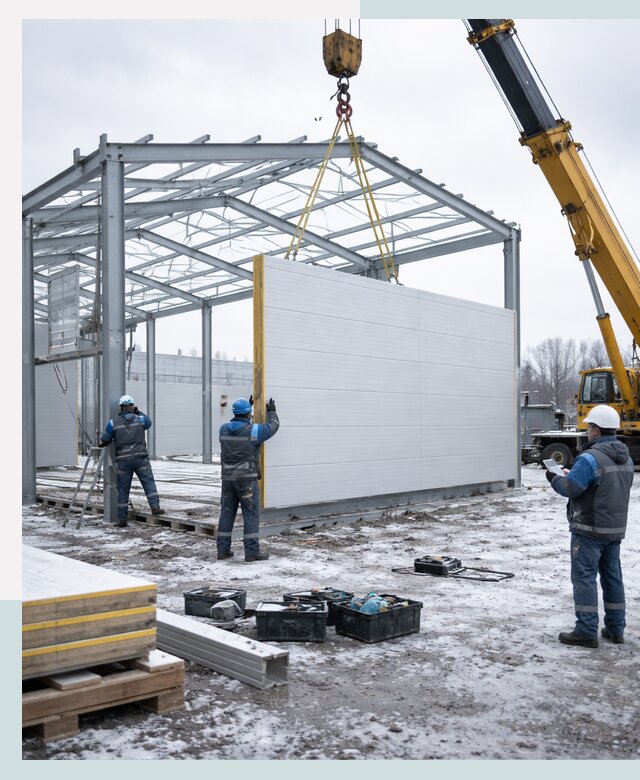 Строительство холодильных складов под ключ в Ангарске