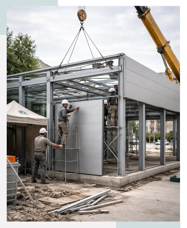 СтальСтрой-Нгр: торговый павильон под ключ в Ангарске от 35959 р.