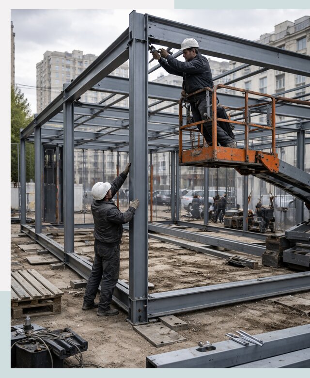 Строительство и монтаж торговых павильонов под ключ в Ангарске