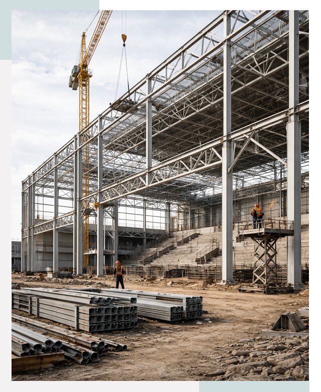 Строительство спортивных комплексов в Ангарске от 30822 р. | СтальСтрой-Нгр